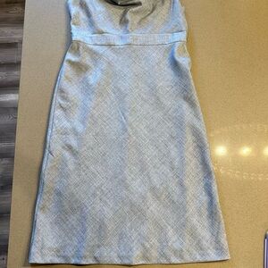 Banana Republic Elegant Gray Midi Dress